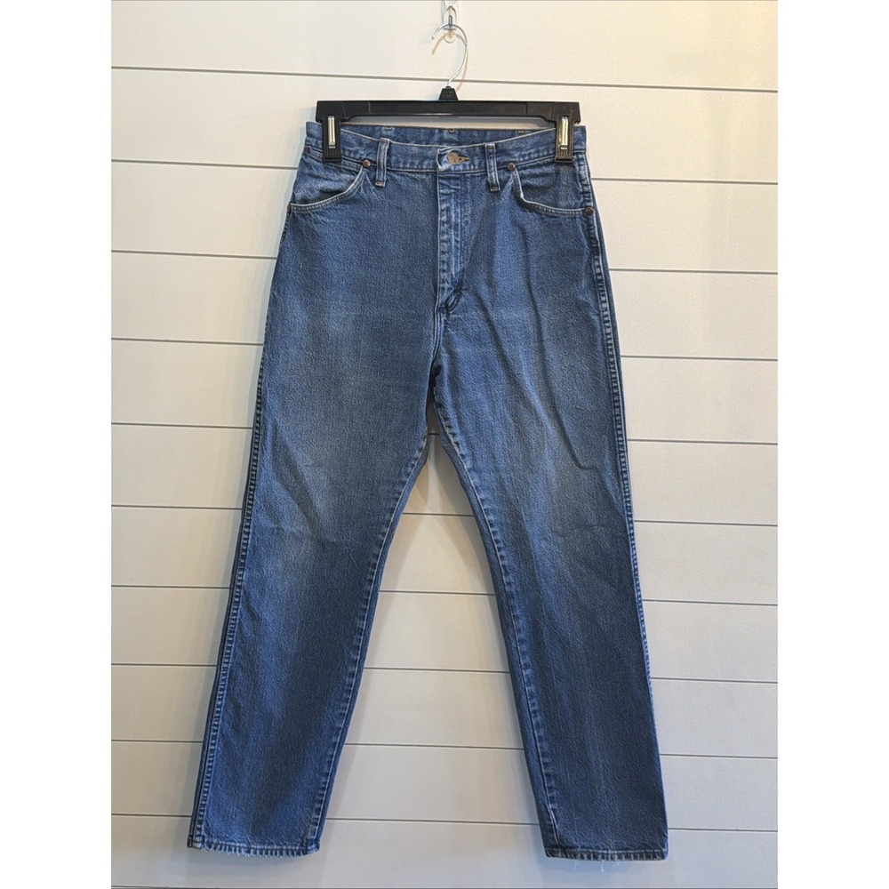 VTG Wrangler Jeans Womens 13x32 (29x30) Cowboy Cut Denim 13MWZG Made USA 90s